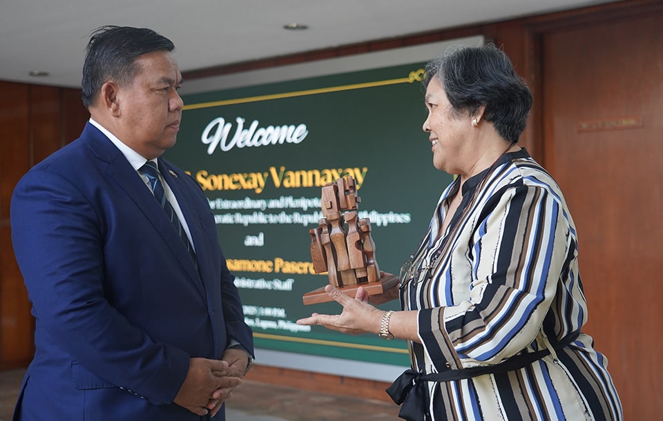 Lao Ambassador visits SEARCA to explore expanded collaboration on agriculture and education