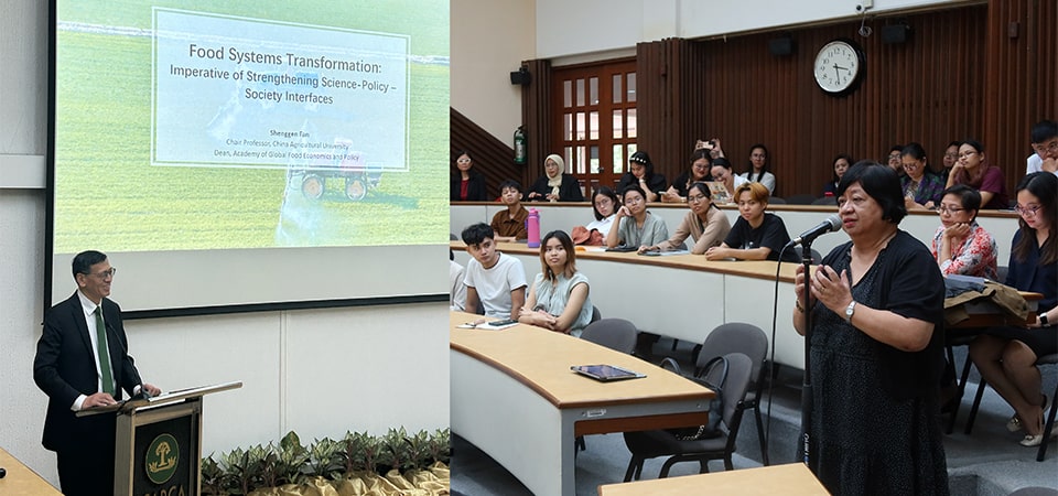 Renowned agri-economist urges stronger science-policy-society link to drive food systems transformation