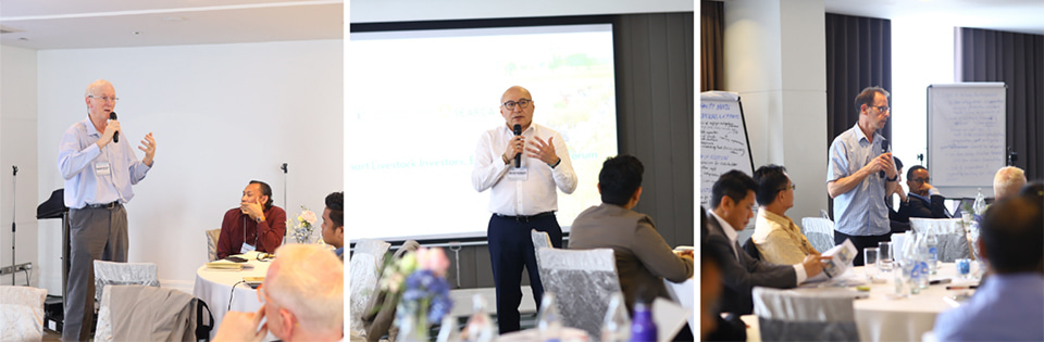 From left: Dr. Roger Hegarty, Dr. Pacheco, and Dr. Andreas Wilkes, who led the discussions, share their insights on the forum’s outcomes and future directions.