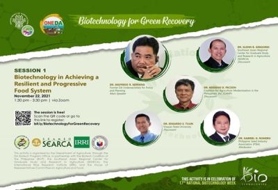 Agri-biotech experts call for stronger policy support to achieve a resilient and progressive food system