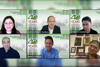 "Communicate, engage in friendly competition, and collaborate" – SEARCA Director and UPLB professor to emerging scientists and biologists