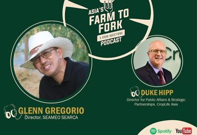 SEARCA Director spoons a mouthful of agri-food perspectives in Asia's Farm to Fork podcast
